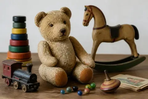 Antikes Spielzeug & Spiele