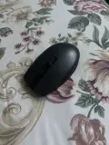 Black computer mouse with scroll wheel